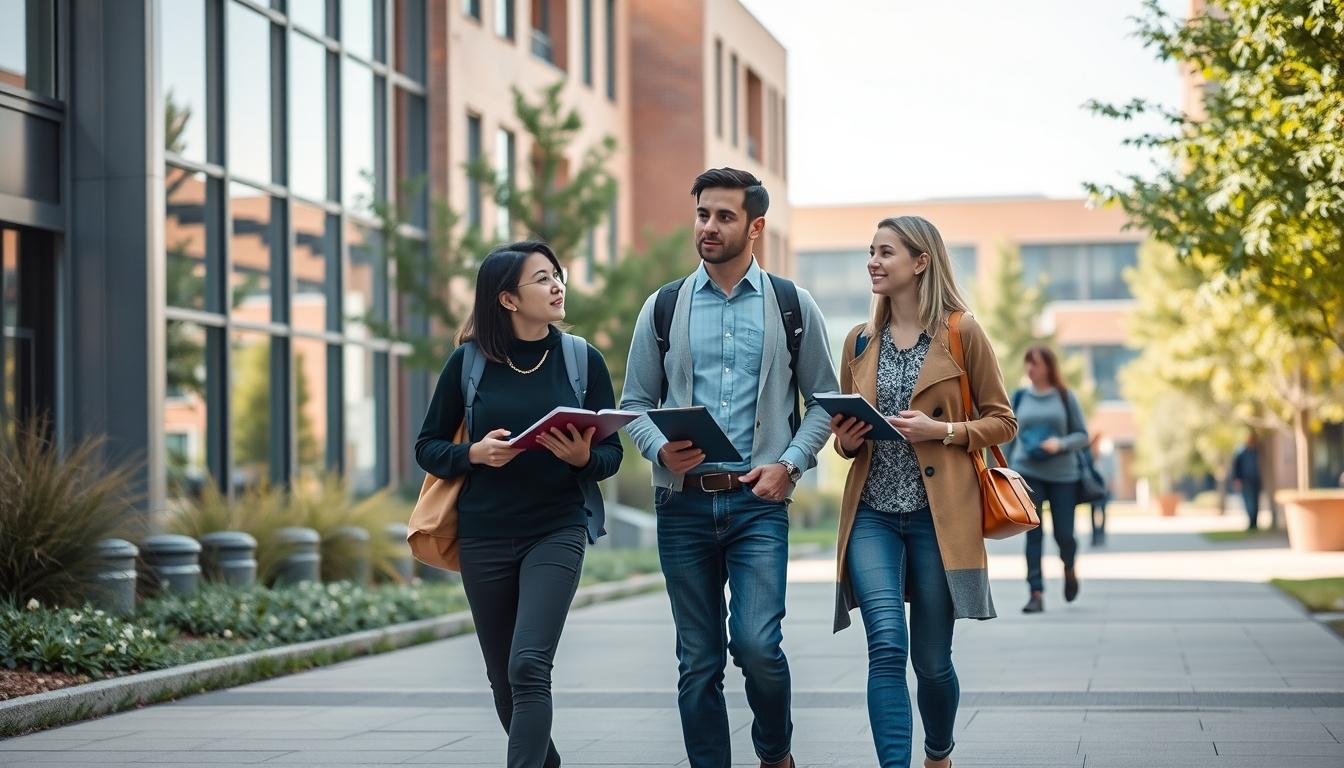 Student developing practical and academic skills